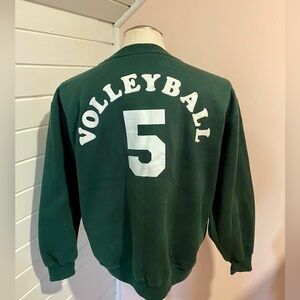 Vintage 1980s Volleyball Sweatshirt, Women’s Size Medium